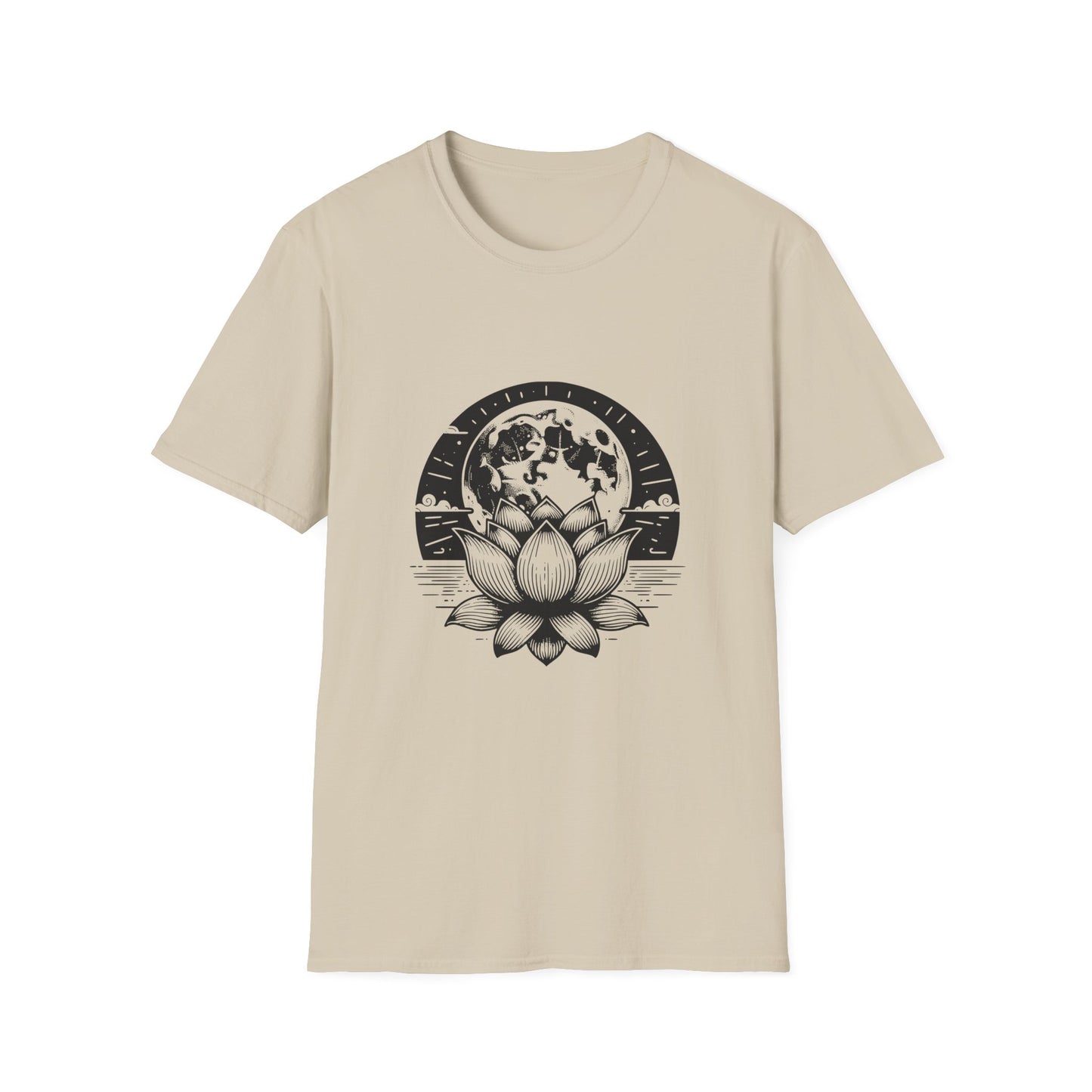 Moon Power Lotus Flower T-Shirt