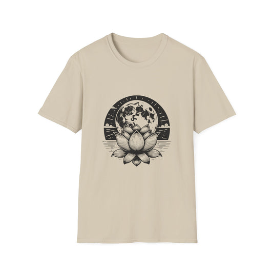 Moon Power Lotus Flower T-Shirt