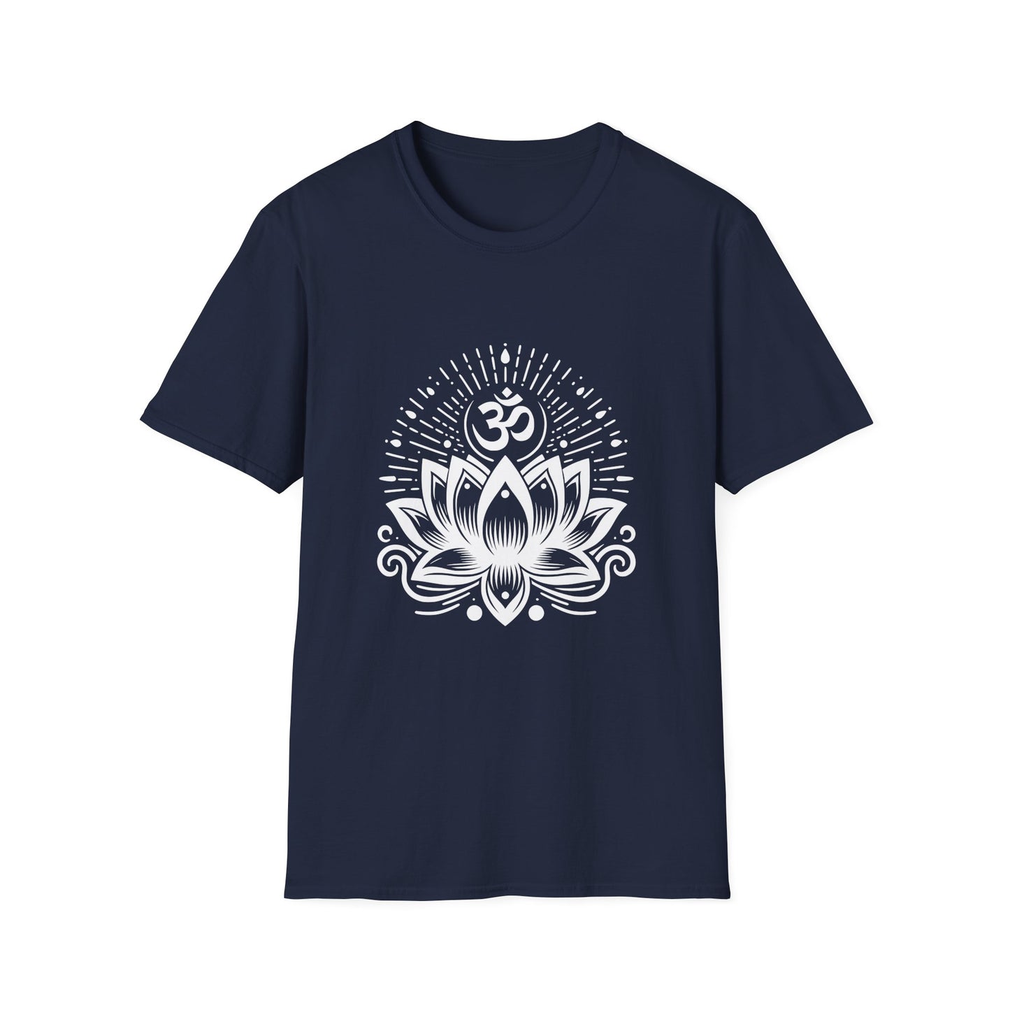 Shining Om Lotus Flower T-Shirt