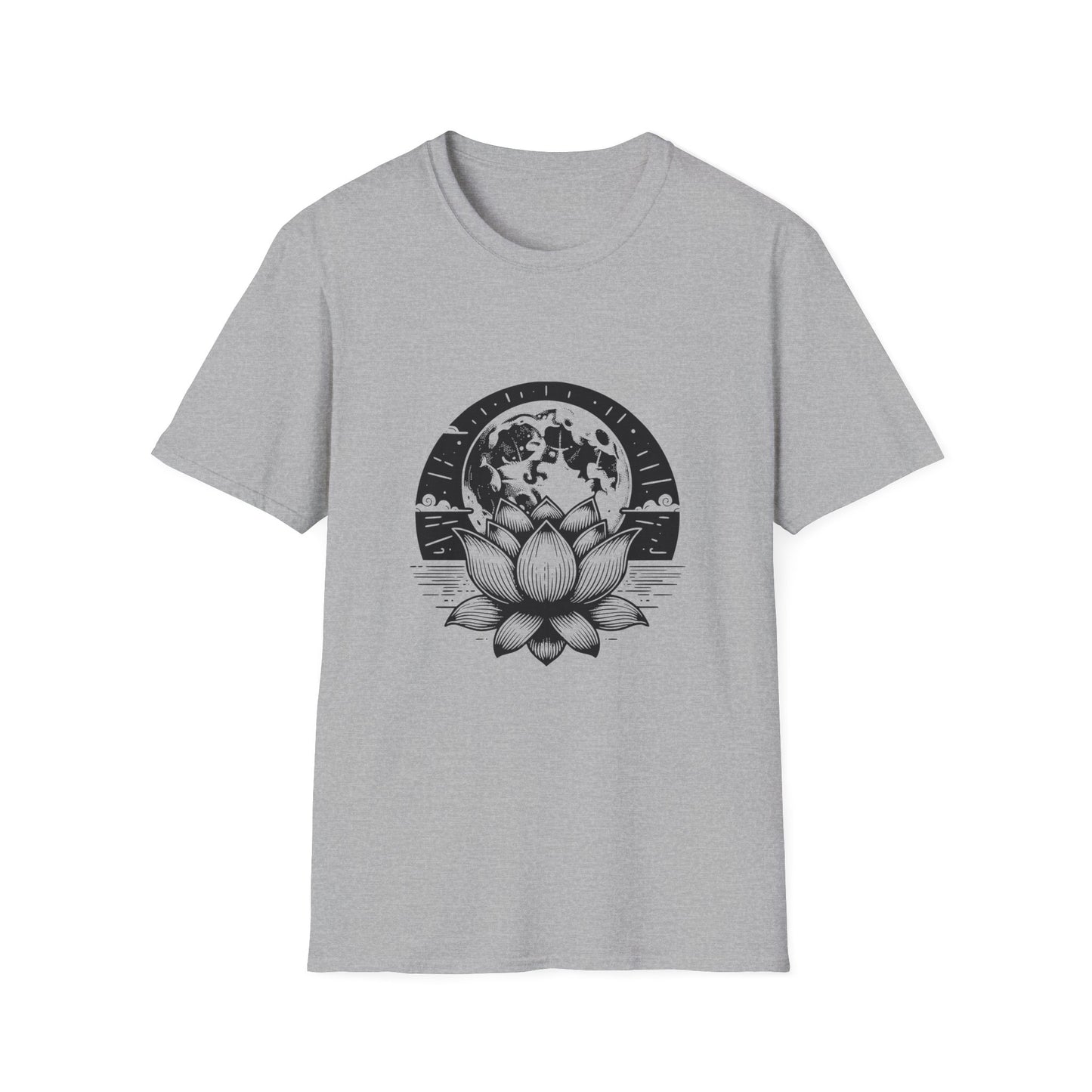 Moon Power Lotus Flower T-Shirt