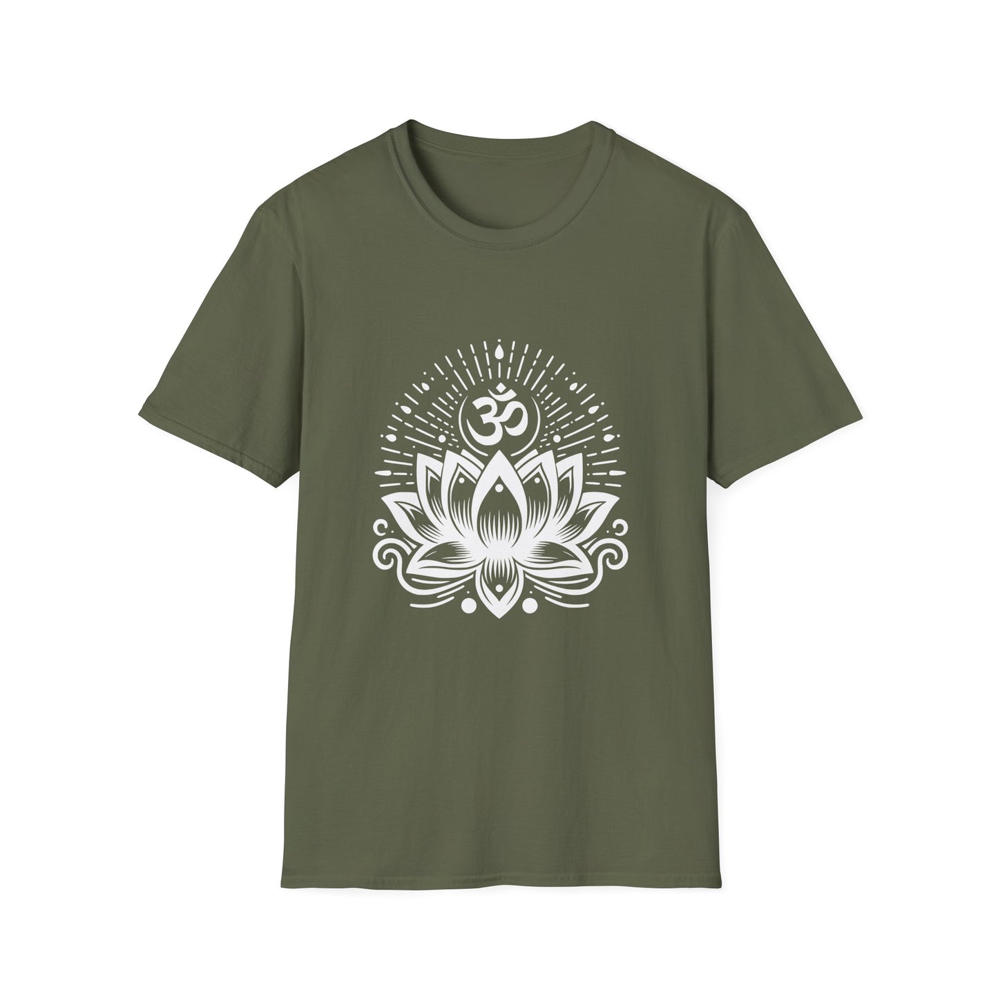 Shining Om Lotus Flower T-Shirt