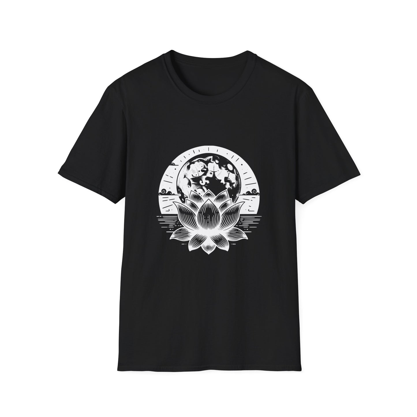 Moon Power Lotus Flower T-Shirt