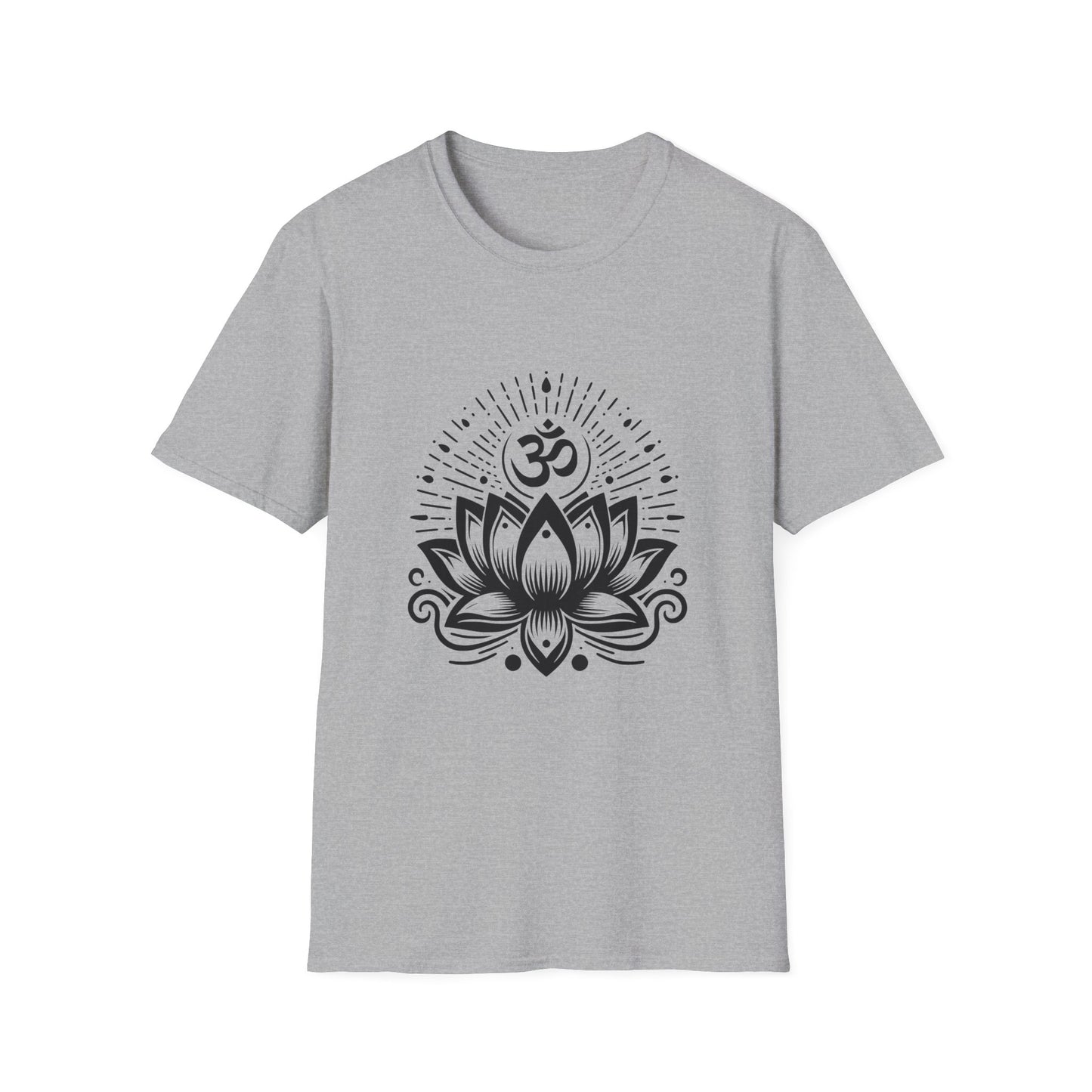 Shining Om Lotus Flower T-Shirt