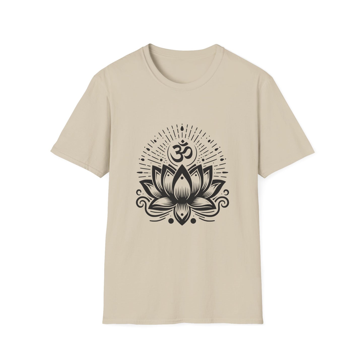 Shining Om Lotus Flower T-Shirt