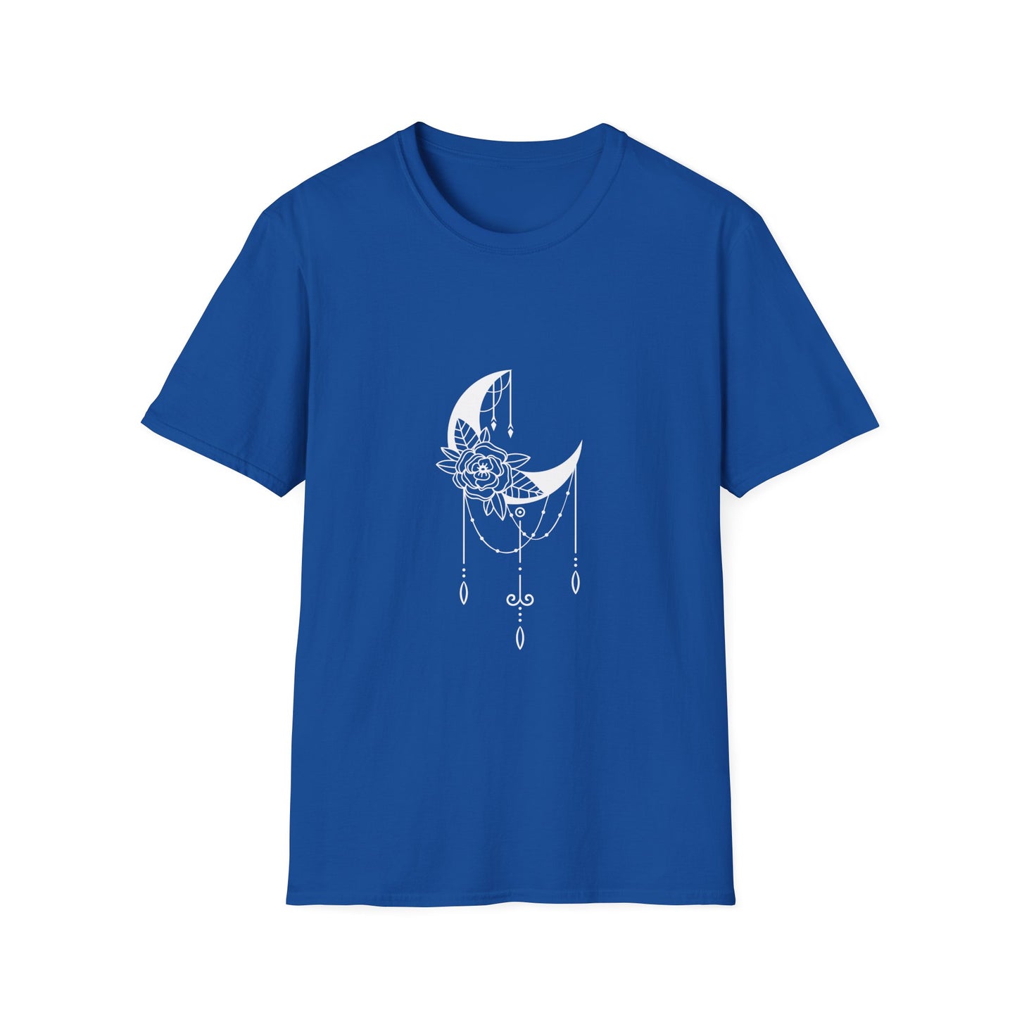 Tilting Moon and Lotus Mandala T-Shirt